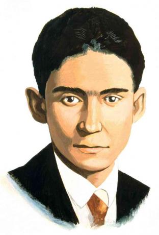 Franz Kafka, tschechischer Schriftsteller, frühes 20. Jahrhundert.
