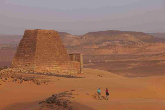 Meroe-Pyramide des kuschitischen Königreichs